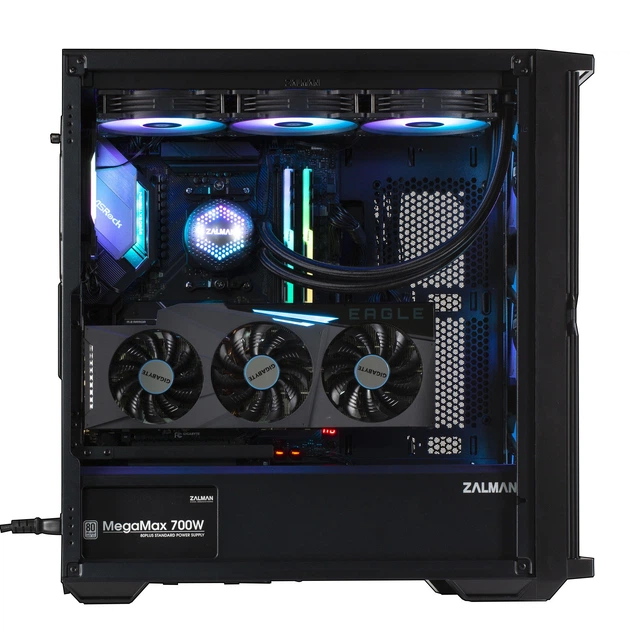 Корпус Zalman Z10 Plus без БЖ чорний (Z10PLUS) - Фото 6 Корпус Zalman Z10 Plus без БЖ чорний (Z10PLUS) - зображення 6