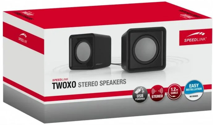 Акустична система Speedlink Twoxo Black (SL-810004-BK) - зображення 4