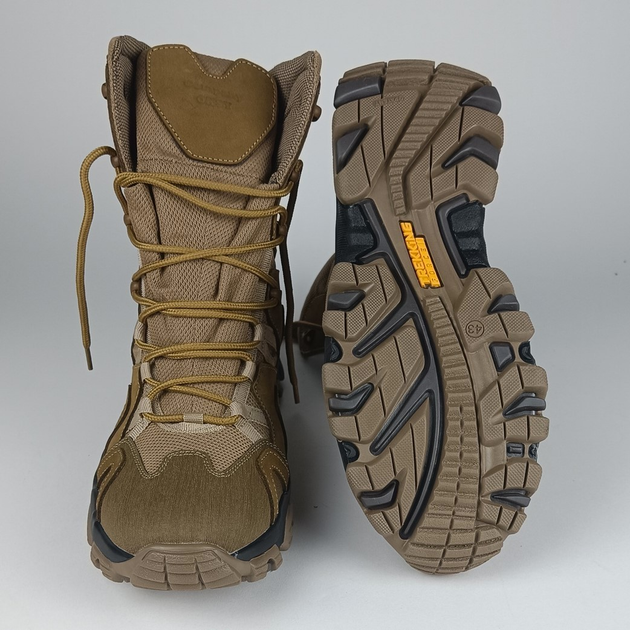 Шкіряні берці Oksy Tactical демісезонні черевикі Сoyote розмір 43 - зображення 2