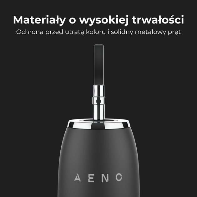 Електрична зубна щітка AENO DB4, 46000 обертів за хвилину, бездротова зарядка, чорна, 4 насадки - зображення 19