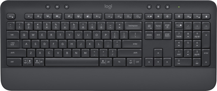 Комплект бездротовий Logitech Signature MK650 Keyboard Mouse Combo for Business Wireless DEU Black (920-010994) - зображення 5