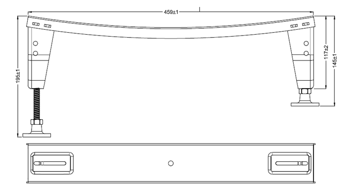 Ножки для стальной ванны Koller pool APMSTDBL1 (5603687901230