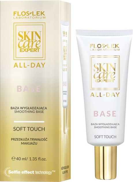 База під макіяж Floslek Skin Care Expert All-Day згладжуюча безбарвна 40 мл (5905043006253) - зображення 1