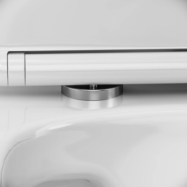 Унитаз-компакт DAMIXA Scandinavian Pure DX36C8601SC безободковый с бачком и сиденьем Soft Close дюропласт - изображение 6