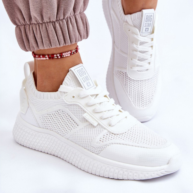 Sneakersy damskie Big Star LL274415 36 Białe (5900714608989) - obraz 3