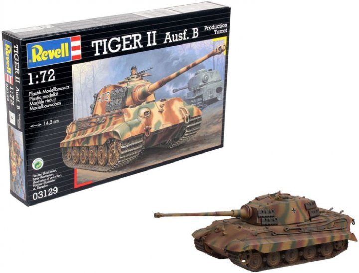 Model do sklejania Revell Czołg Tiger II Ausf. B (4009803031293) - obraz 1