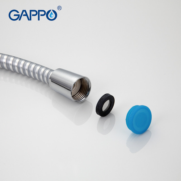 Полимерный шланг для душа GAPPO G42, 1500 мм, серый/хром – фото, отзывы ...