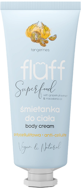 Śmietanka do ciała Fluff Body Cream antycellulitowa Mandarynka 150 ml (5902539711127) - obraz 1