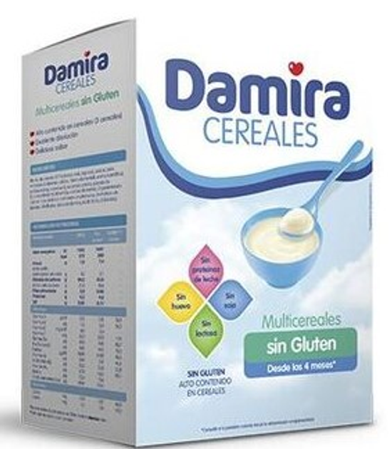 Kaszka bezglutenowa dla dzieci Damira Multicereales Sin Gluten 600 g (8470001943446) - obraz 1