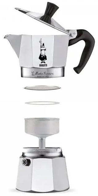 Кавоварка Bialetti Moka Express 18 чашок (8006363011679) - зображення 2