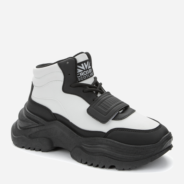 Жіночі зимові черевики високі Crosby 438233/01-03E 38 24.9 см Чорний/Білий (4255679906498) - зображення 2