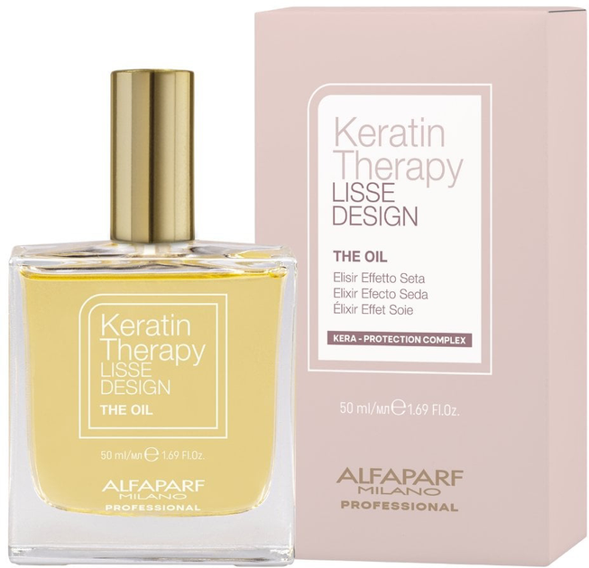 Olejek do włosów Alfaparf Milano Lisse Design Keratin Therapy The Oil 50 ml (8022297141442) - obraz 1