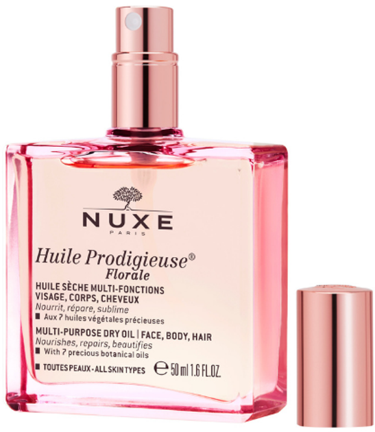 Олія для волосся Nuxe Huile Prodigieuse Florale Багатоцільова суха олія 50 мл (3264680024382) - зображення 1