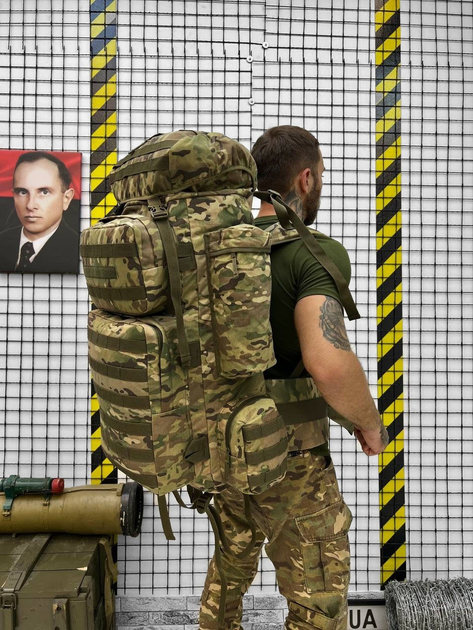 Тактичний рюкзак Backpack Tactical Multicam Elite 80 л - изображение 1