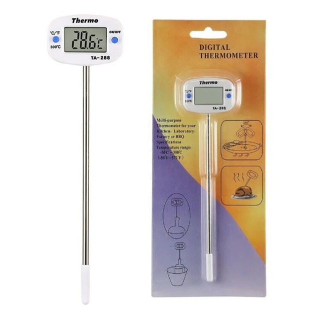 Кухонний термометр Щуп Thermo TA-288 -50-300C Білий – купити онлайн на ...
