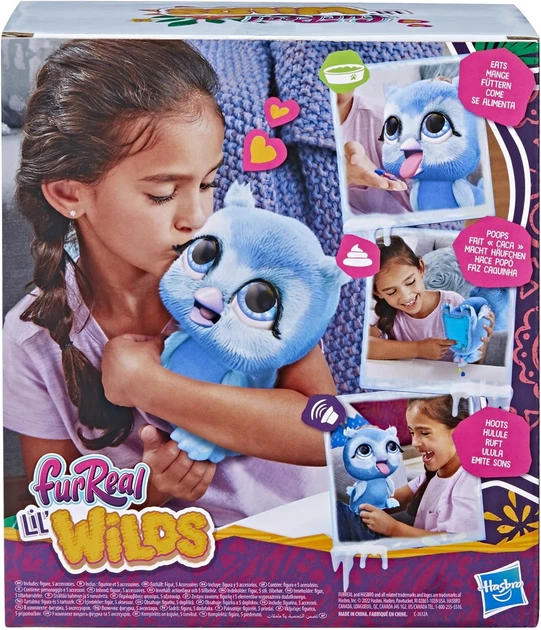 Интерактивная игрушка Сова FurReal Lil’ Wilds Owlen The Owl Toy Electronic Pets Hasbro (F4452) - Фото 4 Интерактивная игрушка Сова FurReal Lil’ Wilds Owlen The Owl Toy Electronic Pets Hasbro (F4452) - изображение 4
