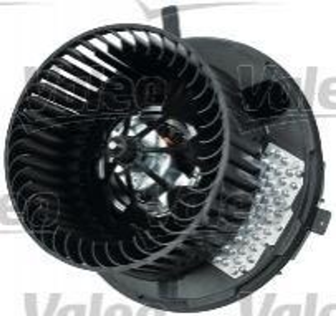 Вентилятор печки Valeo 698812 Skoda Octavia, Superb, Yeti; Volkswagen Passat, Golf, CC, Caddy, Tiguan, Jetta, Sharan; Seat Leon; Audi TT, A3, Q3; Renault Megane 1K2820015, 1K2820015A, 3C2820015 - изображение 1