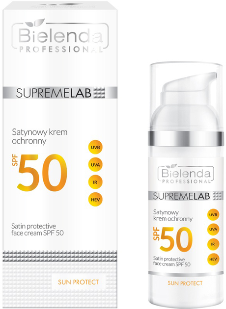 Крем для обличчя Bielenda SupremeLab Sun Protect захисний SPF50 50 мл (5902169046712) - зображення 1