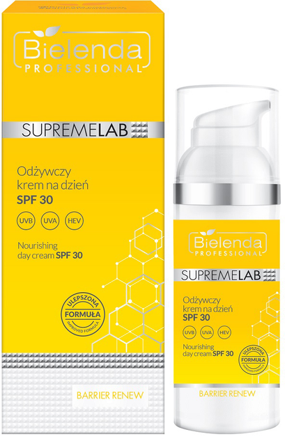 Крем для обличчя Bielenda SupremeLab Barrier Renew поживний SPF30 50 мл (5902169043247) - зображення 1