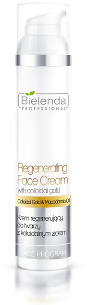 Крем для обличчя Bielenda Regenerating Face Cream регенерація колоїдним золотом 100 мл (5902169044763) - зображення 1