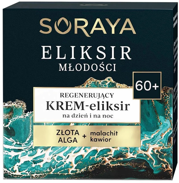 Krem-eliksir Soraya Eliksir Młodości 60+ regenerujący 50 ml (5901045087832) - obraz 1