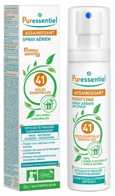 Olejek eteryczny Puressentiel Purifying Spray 41 Essential Oils 75 ml (3401351625466) - obraz 1