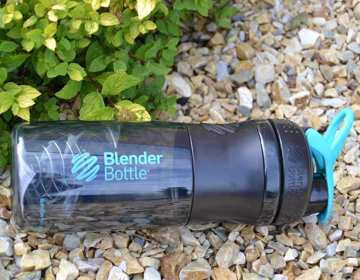 Шейкер спортивний (пляшка) Blender Bottle SportMixer 28oz/820ml Black/Teal - зображення 9