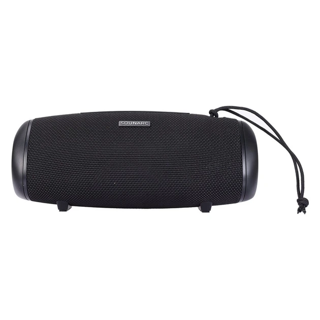 Портативная беспроводная Bluetooth колонка Sounarc R1 IPX6 |BT5.3, AUX/TF, 40W, TWS, 16h Max, 4000mAh| Черная - Фото 2 Портативная беспроводная Bluetooth колонка Sounarc R1 IPX6 |BT5.3, AUX/TF, 40W, TWS, 16h Max, 4000mAh| Черная - изображение 2
