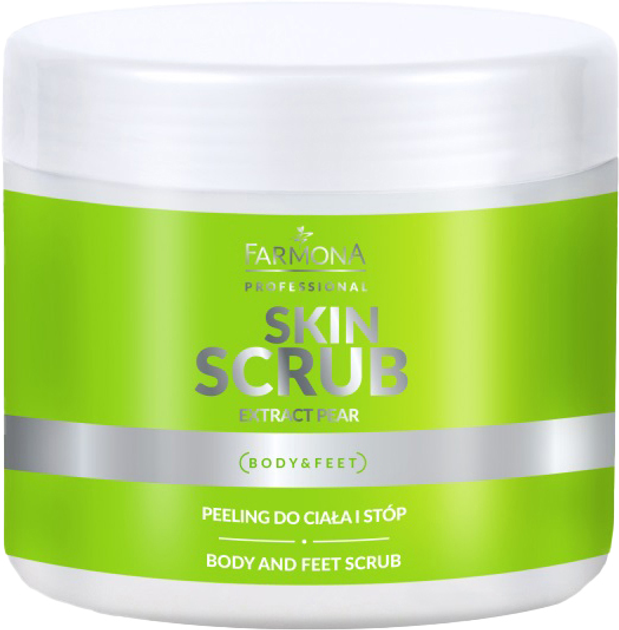 Peeling do ciała i stóp Farmona Skin Scrub Extract Pear 500 g (5900117977026) - obraz 1