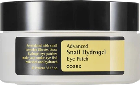 Гидрогелевые патчи для глаз COSRX Advanced Snail Hydrogel Eye Patch с муцином улитки 60 шт (8809598452305) - Фото 1 Гидрогелевые патчи для глаз COSRX Advanced Snail Hydrogel Eye Patch с муцином улитки 60 шт (8809598452305) - изображение 1