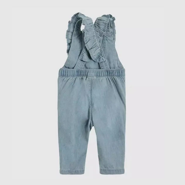 Spodnie ogrodniczki dziecięce dla dziewczynki jeansowe Cool Club CCG2201577 74 cm Niebieski (5903272764432) - obraz 2