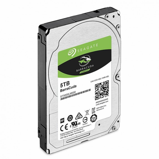 Накопитель HDD 2.5" SATA 5.0TB Seagate BarraCuda 5400rpm 128MB ...