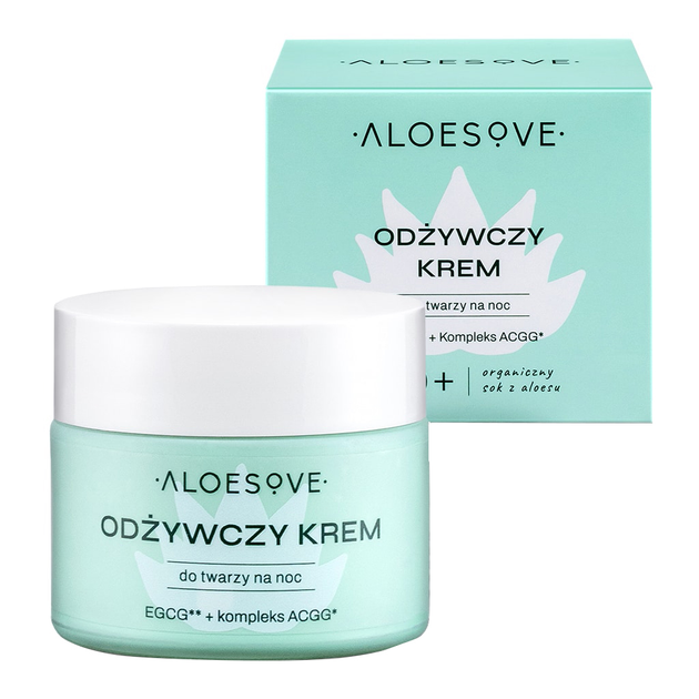 Krem do twarzy Aloesove BIO+ odżywczy na noc 50 ml (5902249017021) - obraz 1