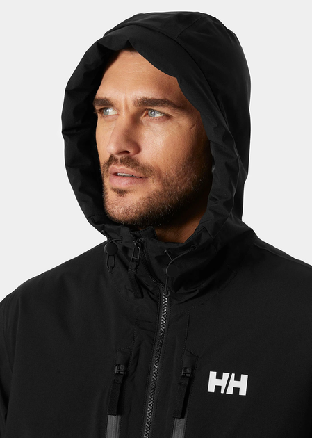 Парку HELLY HANSEN PARK INS RAIN PARKA L Чорний 54002-990 - зображення 3
