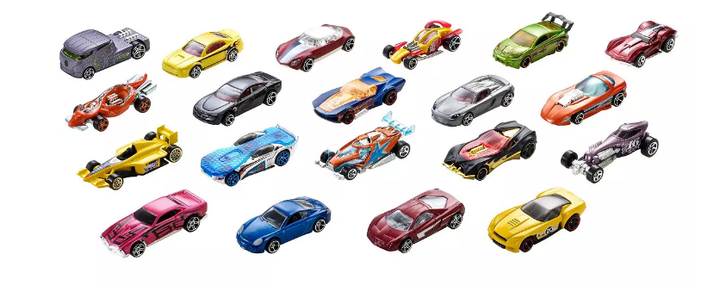 Колекційний набір моделей автомобілів Hot Wheels 20 Car Pack Assortment 20 шт - зображення 2