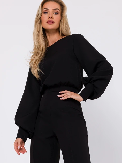 Kombinezon damski elegancki Made Of Emotion M754 M Czarny (5905563713037) - obraz 3