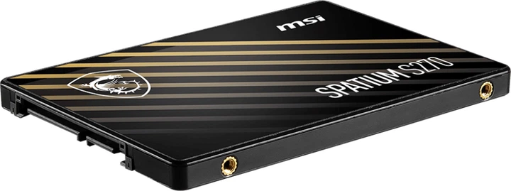 SSD диск MSI Spatium S270 960GB 2.5" SATAIII 3D NAND TLC (S78-440P130-P83) - Фото 3 SSD диск MSI Spatium S270 960GB 2.5" SATAIII 3D NAND TLC (S78-440P130-P83) - зображення 3