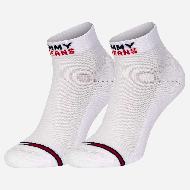 Шкарпетки жіночі бавовняні Tommy Hilfiger 701218956001 39-42 Білі (8720245292757) - зображення 1