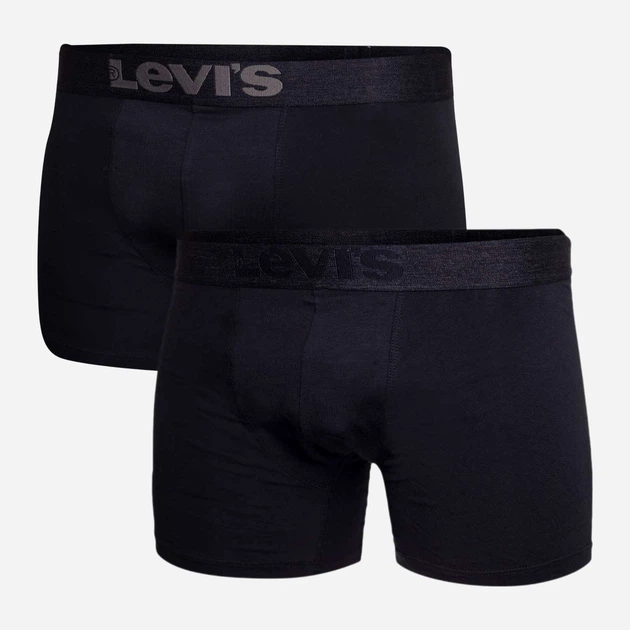 Набір трусів-боксерів чоловічих Levi's 701203923002 M 2 шт Чорний (8720245183819) - зображення 1