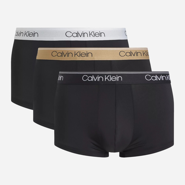 Zestaw majtek szorty Calvin Klein Underwear 000NB2569AGF0 L 3 szt. Czarny (8720108804882) - obraz 1