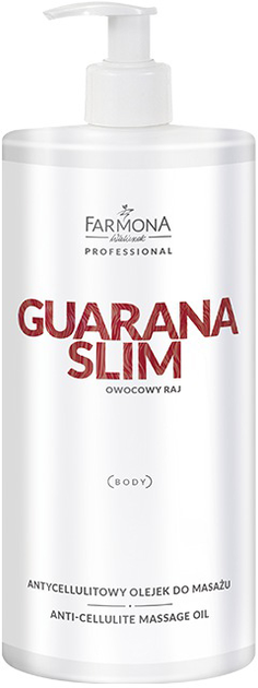 Олія для масажу Farmona Guarana Slim антицелюлітна 950 мл (5900117096468) - зображення 1