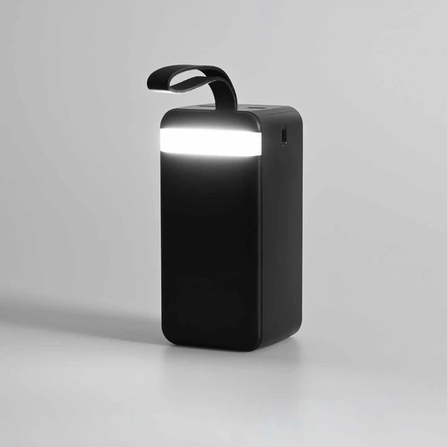 Повербанк Titanum 741S 50000 mAh з функцією швидкої зарядки Чорний - Фото 4 Повербанк Titanum 741S 50000 mAh з функцією швидкої зарядки Чорний - зображення 4