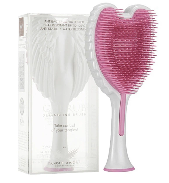 Расческа для волос Tangle Angel 2.0 Gloss White Pink - Фото 1 Расческа для волос Tangle Angel 2.0 Gloss White Pink - изображение 1