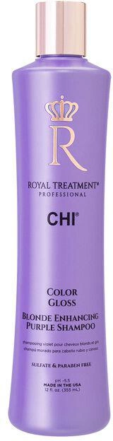 Акция на Шампунь проти жовтизни CHI Royal Treatment Color Gloss Blonde Enhancing Purple Shampoo 355 мл от Rozetka