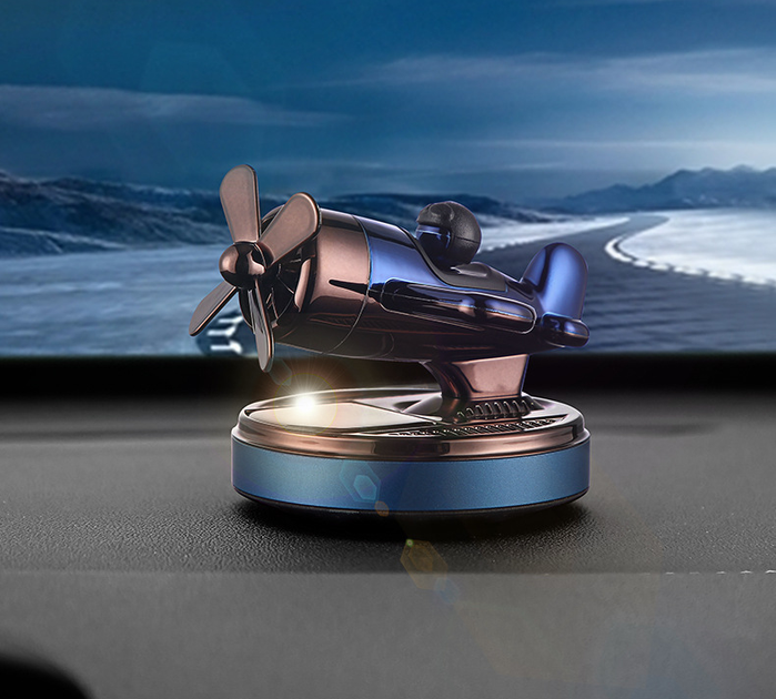 Ароматизатор BUSHINECO II Fighter Car Air Freshener Літак Синій Океан (з наповнювачем в комплекті) - зображення 5