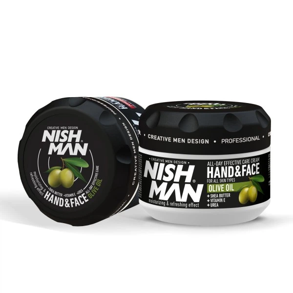 Крем для рук и лица с маслом оливы NISHMAN Hand & Face Cream Olive Oil 300 мл - Фото 1 Крем для рук и лица с маслом оливы NISHMAN Hand & Face Cream Olive Oil 300 мл - изображение 1