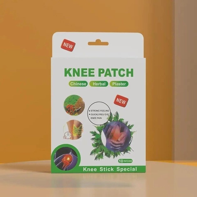 Пластир для зняття болю в Коліні Pain Knee Patch уп 10шт (PNP-11) - зображення 2