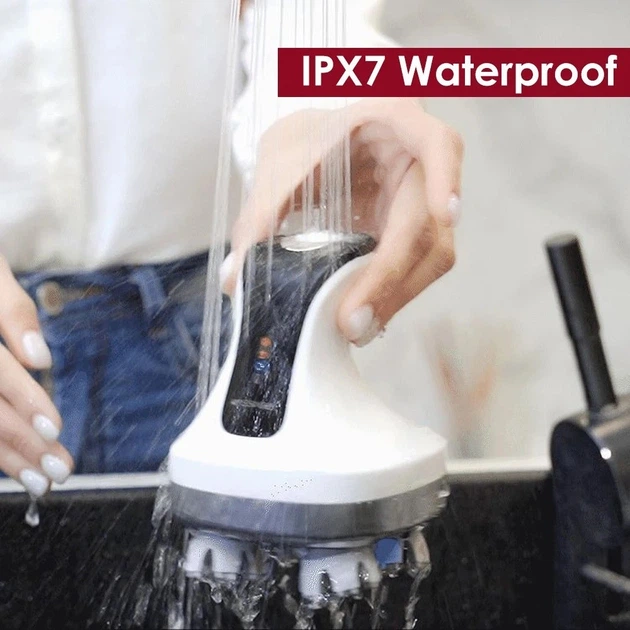 Масажер для голови/шиї/плечів IPX7 (White) - зображення 4