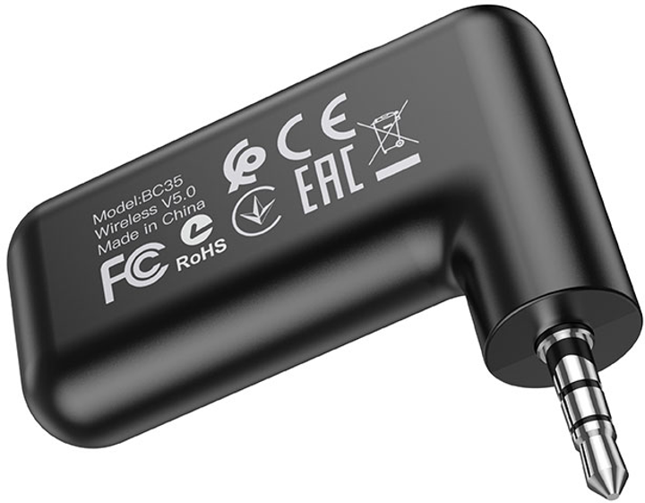 Автомобильный Bluetooth ресивер Borofone BC35 Wideway Car Aux Черный ...