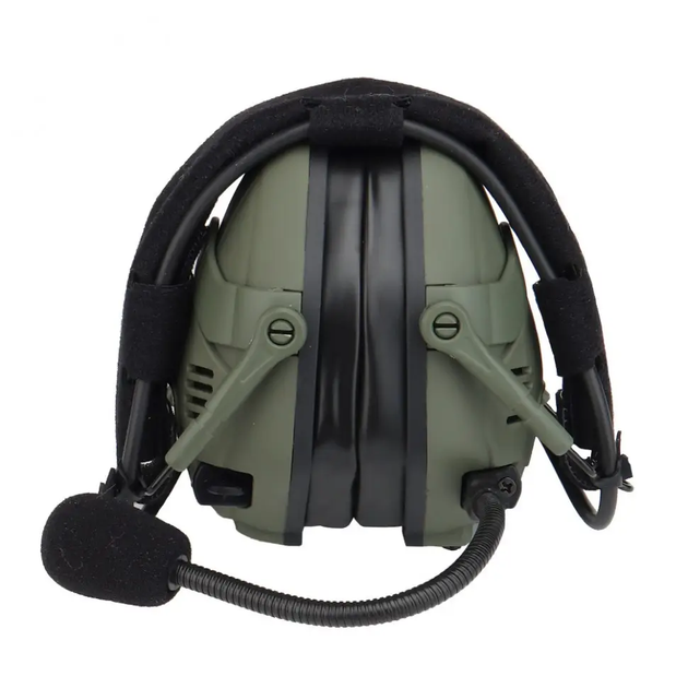 Активные наушники Wosport HD-16 Гарнитура с шумоподавлением + Bluetooth Оливковый (Kali) - Фото 3 Активные наушники Wosport HD-16 Гарнитура с шумоподавлением + Bluetooth Оливковый (Kali) - изображение 3